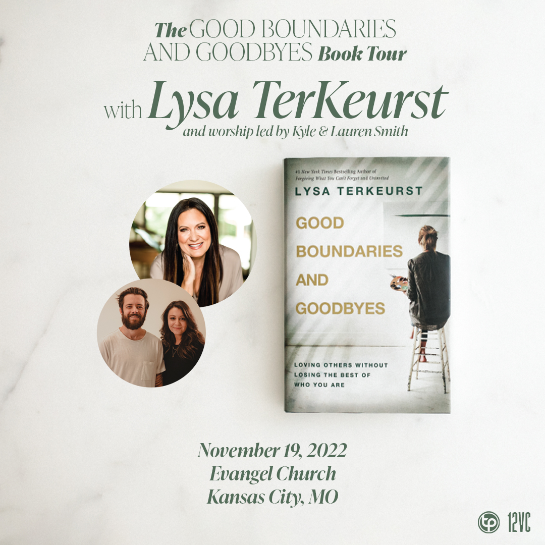 The Good Boundaries and Goodbyes Book Tour with Lysa TerKeurst Kansas